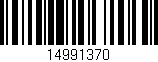 Código de barras (EAN, GTIN, SKU, ISBN): '14991370'