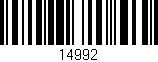 Código de barras (EAN, GTIN, SKU, ISBN): '14992'