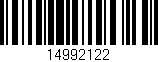Código de barras (EAN, GTIN, SKU, ISBN): '14992122'