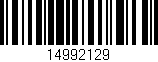 Código de barras (EAN, GTIN, SKU, ISBN): '14992129'