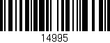 Código de barras (EAN, GTIN, SKU, ISBN): '14995'
