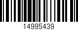 Código de barras (EAN, GTIN, SKU, ISBN): '14995439'