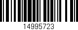 Código de barras (EAN, GTIN, SKU, ISBN): '14995723'