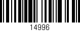 Código de barras (EAN, GTIN, SKU, ISBN): '14996'