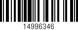 Código de barras (EAN, GTIN, SKU, ISBN): '14996346'