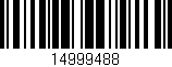 Código de barras (EAN, GTIN, SKU, ISBN): '14999488'
