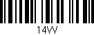 Código de barras (EAN, GTIN, SKU, ISBN): '14W'