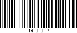 Código de barras (EAN, GTIN, SKU, ISBN): '14_0_0_P'