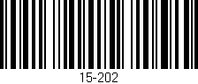 Código de barras (EAN, GTIN, SKU, ISBN): '15-202'