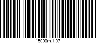 Código de barras (EAN, GTIN, SKU, ISBN): '15000m.1.37'