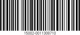 Código de barras (EAN, GTIN, SKU, ISBN): '15002-0011308710'