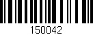 Código de barras (EAN, GTIN, SKU, ISBN): '150042'