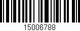 Código de barras (EAN, GTIN, SKU, ISBN): '15006788'