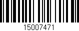 Código de barras (EAN, GTIN, SKU, ISBN): '15007471'
