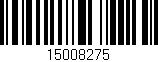 Código de barras (EAN, GTIN, SKU, ISBN): '15008275'