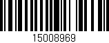Código de barras (EAN, GTIN, SKU, ISBN): '15008969'