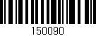 Código de barras (EAN, GTIN, SKU, ISBN): '150090'