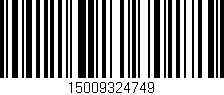 Código de barras (EAN, GTIN, SKU, ISBN): '15009324749'