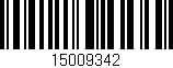 Código de barras (EAN, GTIN, SKU, ISBN): '15009342'