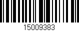 Código de barras (EAN, GTIN, SKU, ISBN): '15009383'
