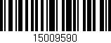 Código de barras (EAN, GTIN, SKU, ISBN): '15009590'