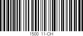 Código de barras (EAN, GTIN, SKU, ISBN): '1500/11-CH'
