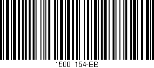 Código de barras (EAN, GTIN, SKU, ISBN): '1500/154-EB'