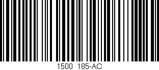 Código de barras (EAN, GTIN, SKU, ISBN): '1500/185-AC'