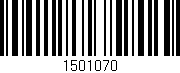 Código de barras (EAN, GTIN, SKU, ISBN): '1501070'