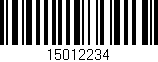 Código de barras (EAN, GTIN, SKU, ISBN): '15012234'