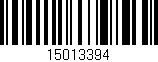 Código de barras (EAN, GTIN, SKU, ISBN): '15013394'