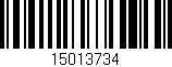 Código de barras (EAN, GTIN, SKU, ISBN): '15013734'