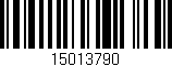 Código de barras (EAN, GTIN, SKU, ISBN): '15013790'