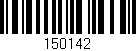 Código de barras (EAN, GTIN, SKU, ISBN): '150142'