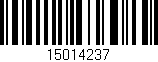 Código de barras (EAN, GTIN, SKU, ISBN): '15014237'