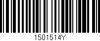 Código de barras (EAN, GTIN, SKU, ISBN): '1501514Y'