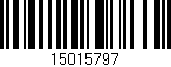 Código de barras (EAN, GTIN, SKU, ISBN): '15015797'