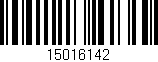 Código de barras (EAN, GTIN, SKU, ISBN): '15016142'