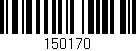 Código de barras (EAN, GTIN, SKU, ISBN): '150170'