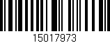 Código de barras (EAN, GTIN, SKU, ISBN): '15017973'