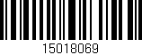 Código de barras (EAN, GTIN, SKU, ISBN): '15018069'