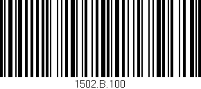 Código de barras (EAN, GTIN, SKU, ISBN): '1502.B.100'