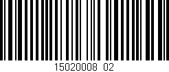 Código de barras (EAN, GTIN, SKU, ISBN): '15020008_02'