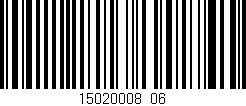 Código de barras (EAN, GTIN, SKU, ISBN): '15020008_06'