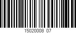 Código de barras (EAN, GTIN, SKU, ISBN): '15020008_07'