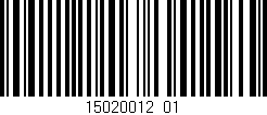 Código de barras (EAN, GTIN, SKU, ISBN): '15020012_01'