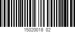 Código de barras (EAN, GTIN, SKU, ISBN): '15020018_02'