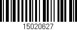 Código de barras (EAN, GTIN, SKU, ISBN): '15020627'