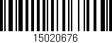 Código de barras (EAN, GTIN, SKU, ISBN): '15020676'