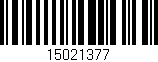 Código de barras (EAN, GTIN, SKU, ISBN): '15021377'